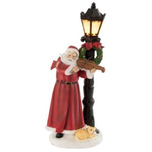Santa Claus s LED svetlom 2ks set dekorácia CHRISTMAS CAROLS