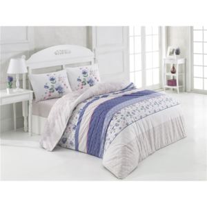 Prehoz na posteľ dvojložkový Debora fialová , 2 rozmery 240x220 cm