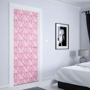 GLIX Fototapeta na dvere - Floral Pattern Pink