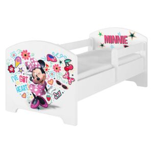 MAXMAX Detská posteľ Disney - HAPPY MINNIE 160x80 cm