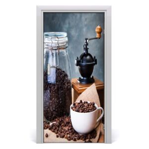 Fototapeta na dvere samolepiace mlynček na kávu