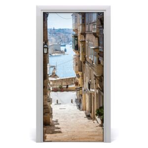 Fototapeta samolepiace dvere Malta uličky