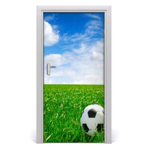 Fototapeta samolepiace dvere futbal na lúke
