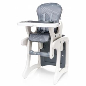 Stoličky na kŕmenie Baby Fashion - rôzne farby Farba: Sivá
