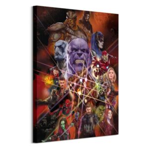Obraz na plátne Marvel Avengers: Infinity War Heroes 60x80 WDC100403