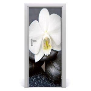 Fototapeta na dvere orchidea zen