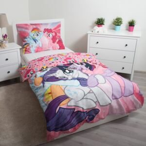 Jerry Fabrics Detské posteľné obliečky My Little Pony 091, Hladká bavlna, 1x70x90/1x140x200cm, Novinka
