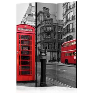 Paraván London Icons Dekorhome 135x172 cm (3-dielny)