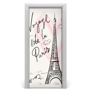 Fototapeta na dvere Eiffelova veža Paríž