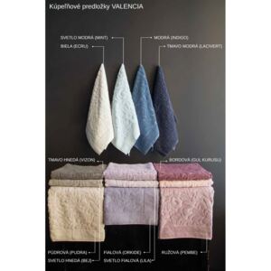 Kúpeľňová predložka VALENCIA issimo Home, 60% bambus - 40% bavlna, 50x80cm, BIELA (BIELA), Novinka