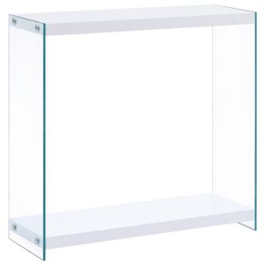 Konzolový stolík biely 82x29x75,5 cm MDF