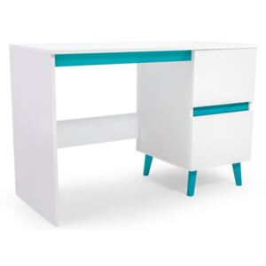 SB Písací stôl Tip 4 - viac farieb Farba: Tyrkysová