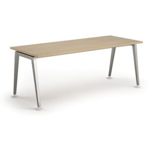 Rokovací stôl Alfa 1600 x 800 mm, breza
