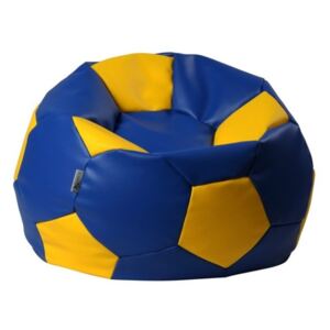 ANTARES Sedací vak Euroball BIG XL modro - žltý kortexin
