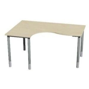 Roh kancelársky stôl Gemi line, 180/80 x 120/65 x 70 E 90 cm, ľavé vyhotovenie, javor jersey