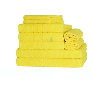 Set uterák+osuška žltý