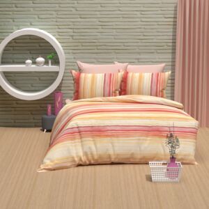 TipTrade Bavlnené posteľné obliečky Gradient Červené 200x220 + 70x90 (2x)