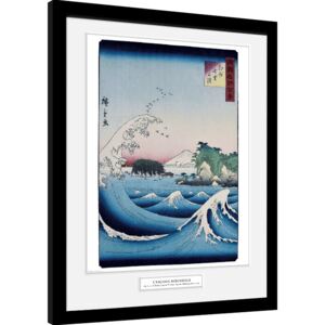 Rámovaný Obraz - Hiroshige - The Seven Ri Beach