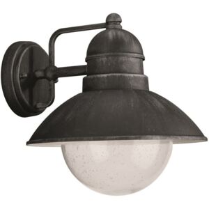 Vonkajšie nástenné svietidlo lampa Philips Massive 17237/54/10 - čierna a kovovo sivá