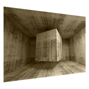 Samolepiaca fólia Lietajúca kamenná kocka 3D 200x135cm OK3713A_1AL