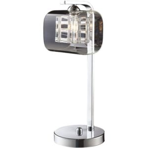 LAMPEX 165/LM | Hawana Lampex stolové svietidlo 40cm 1x G9 chróm, priesvitné