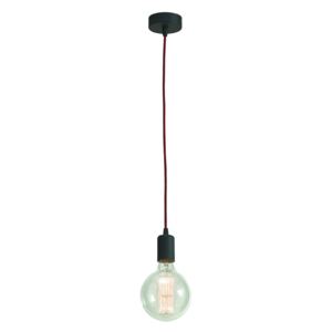 LAMPEX 350/1 | MoDern-LA Lampex visiace svietidlo 1x E27 čierna, červená