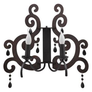 NOWODVORSKI 3421 | Isabella Nowodvorski rameno stenové svietidlo 2x E14 antická čierna