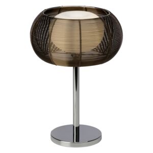 BRILLIANT 61149/53 | Relax-BRI Brilliant stolové svietidlo 39cm prepínač na vedení 1x G9 bronzová, chróm