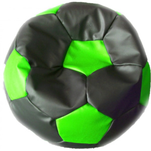 Sedací vak futbalová lopta malá čiernolimetková EMI