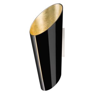 Trio MADEIRA | luxusná nástenná sklenená lampa Farba: Čierna