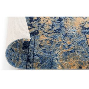 Metrážny koberec GRANDE RETRO modrý - 400 cm