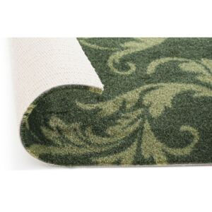 Metrážny koberec GRANDE BAROK zelený - 400 cm