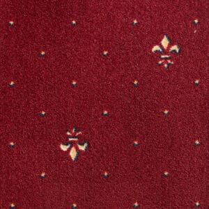 Metrážny koberec GRANDE FLEUR červený - 400 cm