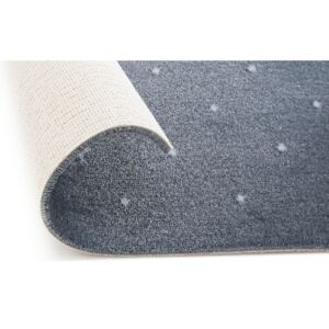 Metrážny koberec GRANDE FLEUR sivý - 400 cm