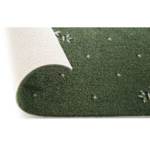 Metrážny koberec GRANDE FLEUR zelený - 400 cm