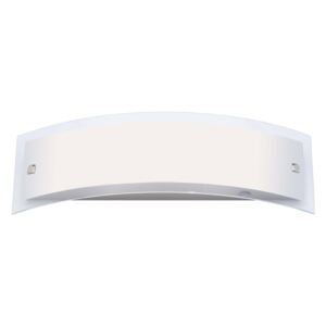 BRILLIANT 90267/82 | Elysee Brilliant stenové svietidlo prepínač 2x E14 IP21 oceľové, biela
