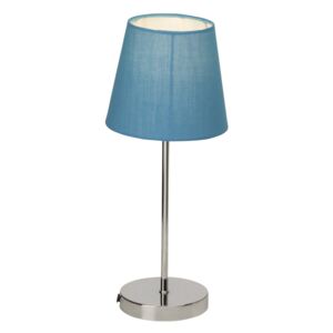 BRILLIANT 94874/03 | Kasha Brilliant stolové svietidlo 40cm dotykový vypínač 1x E14 chróm, modrá