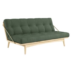 KARUP DESIGN Pohovka Folk Sofa Bed – Clear lacquered/Olive Green