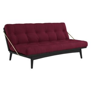 KARUP DESIGN Pohovka Folk Sofa Bed – Black lacquered/Bordeaux