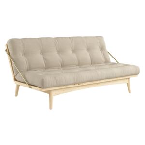 KARUP DESIGN Pohovka Folk Sofa Bed – Clear lacquered/Beige