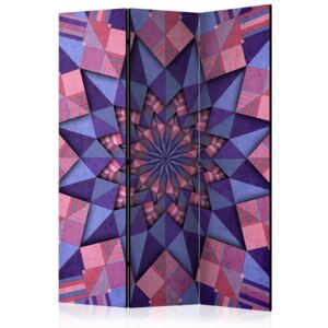 Bimago Paraván - Star Mandala (Pink-Violet) 135x172 cm