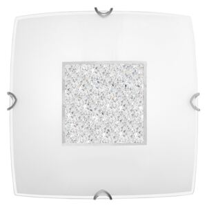 NOVA LUCE 83102402 | Thelta Nova Luce visiace svietidlo 3x E27 chróm, opál, krištáľ