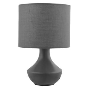 NOVA LUCE 7605165 | Rosia Nova Luce stolové svietidlo 26cm prepínač 1x E14 matná šedá