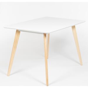Dublino Home KOKU WHITE jedálenský stôl, 120x80 cm