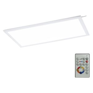 EGLO 33108 | Salobrena-RGBW Eglo sadrokartónový strop RGBW LED panel obdĺžnik diaľkový ovládač regulovateľná intenzita svetla, meniace farbu 1x LED 2400lm rgbwK biela