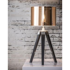 Stolová lampa 74-66 3-legged wood-metalic copper shade-Komfort-nábytok