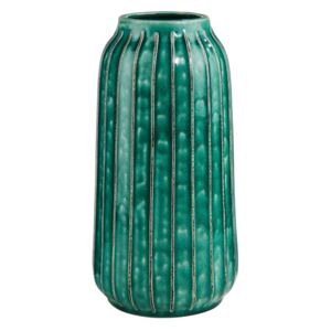 Butlers WILD GREEN Váza kaktus 26 cm - tyrkysová