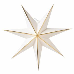 Závesná svietiaca hviezda Julia White 60cm