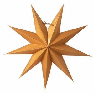 Závěsná svítící hvězda Boris Gold 50cm