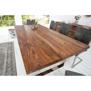 Drevený jedálenský stôl FireEarth 100 x 200 cm - 43 mm »